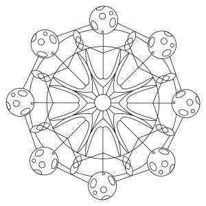 Sun & Moon Mandala