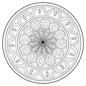 Mandala 2 (Coloring Page)
