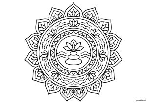 Floral Serenity Symbol
