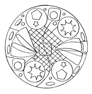 Adult simple mandalas