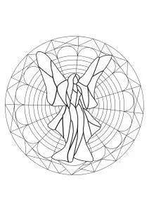 Fairy in a Mandala