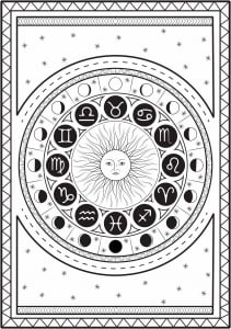 Astrological signs and moon cycle