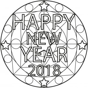 mandala_new_year (Mandalas Coloring Page)