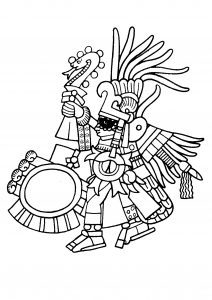 Coloring maya art british museum 1