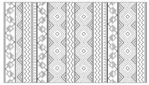 Inca aztec mayan pattern
