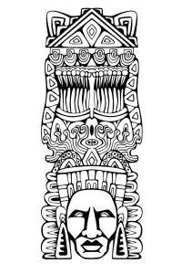 Totem inspiration inca mayan aztec 1