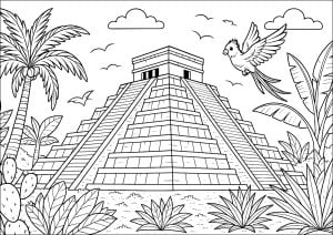 Chichén Itzá pyramid (300 A.D.). The first traces of occupation of Chichén Itzá date back to 300 A.D., but its development and real expansion began during the Late Classic period of Mayan civilization.
Between 750 and 900 A.D., the city gradually took shape and established itself as a major center on the peninsula. Chichén Itzá Pyramid 300 A.d.