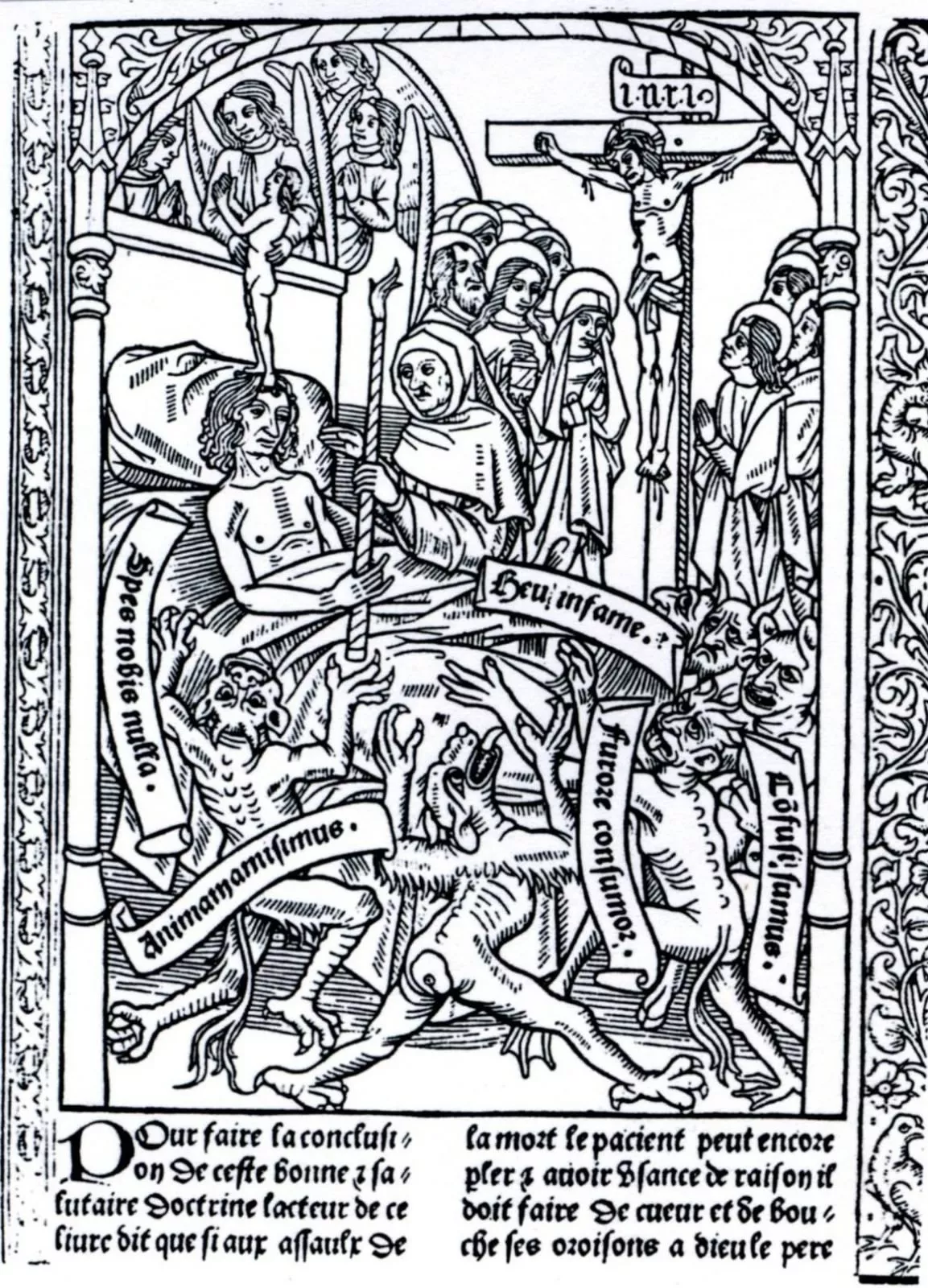 Engraving middle age (Printable Coloring Page for adults)