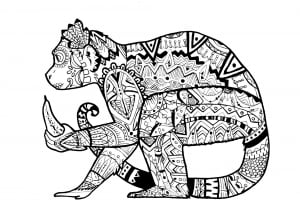 coloring-page-monkey-by-pauline