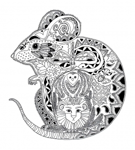 coloring-adult-animals-mouse