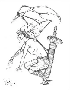 Adult draw Demon by valentin