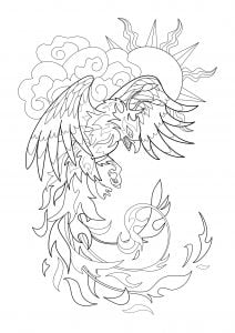 printable mythical creatures coloring pages