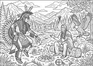 Meeting in the heart of the mountains