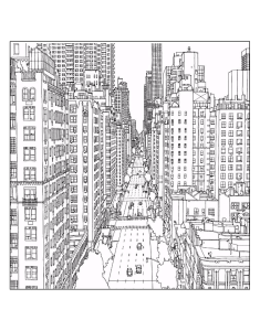 Coloring adult new york 1st avenue and east 60th street in manhattan source steve mcdonald
