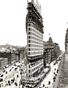 Coloring adult new york flatiron