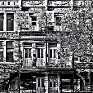 House facade in New York