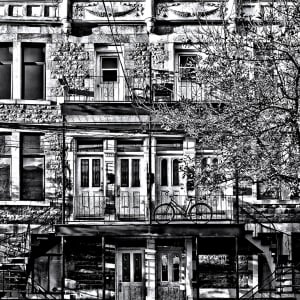 House facade in New York