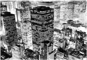 Coloring photo new york immeubles