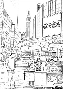 Mobile hot dog vendor