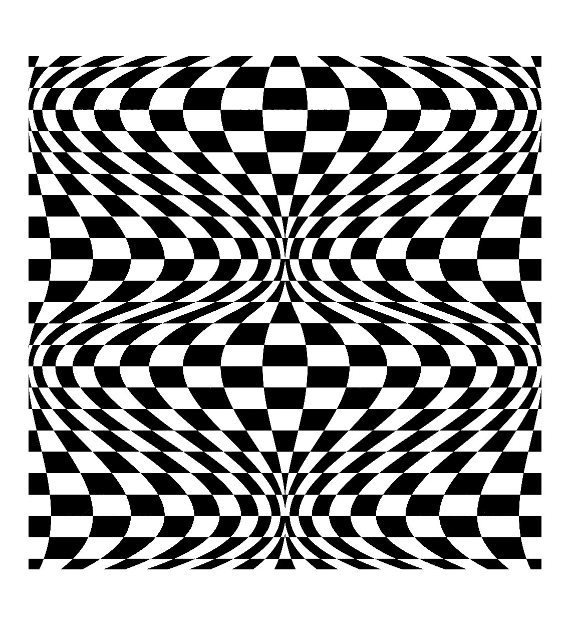 Optical Illusions (Op Art) - Coloring Pages for Adults