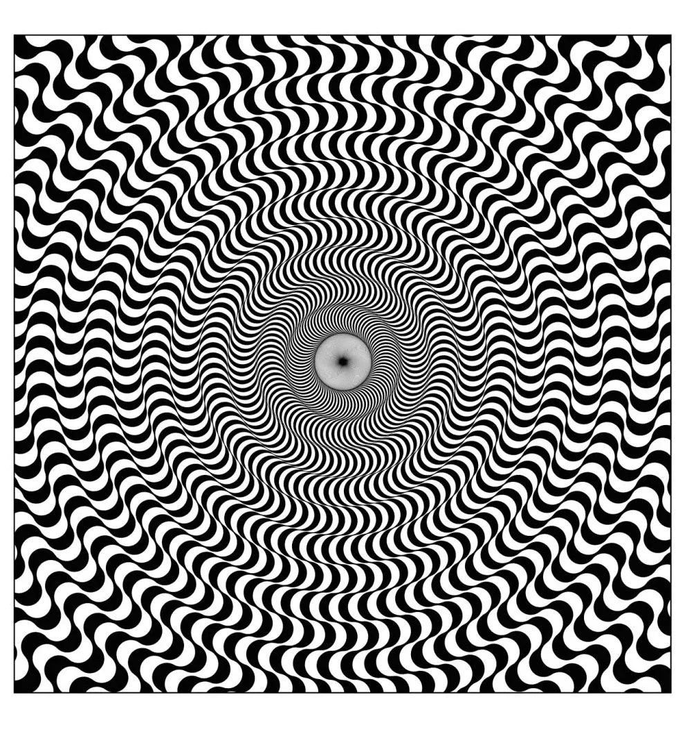 Op art illusion optique (Printable Optical Illusions (Op Art) Coloring Page for adults)