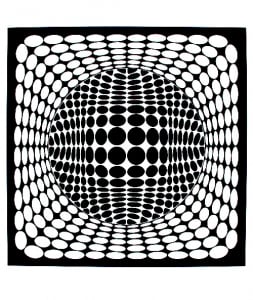 Op Art Illusion Optique Rond