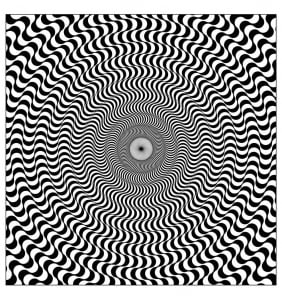 Coloring op art illusion optique