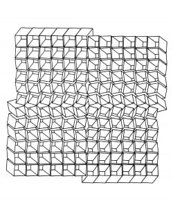 Coloring op art jean larcher 4