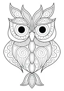 Simple Patterned Owl   2