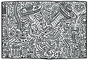 coloring-adult-keith-haring-8