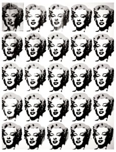 Coloring adult warhol marilyn monroe