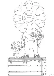 Takashi Murakami - The flower parent and the child
