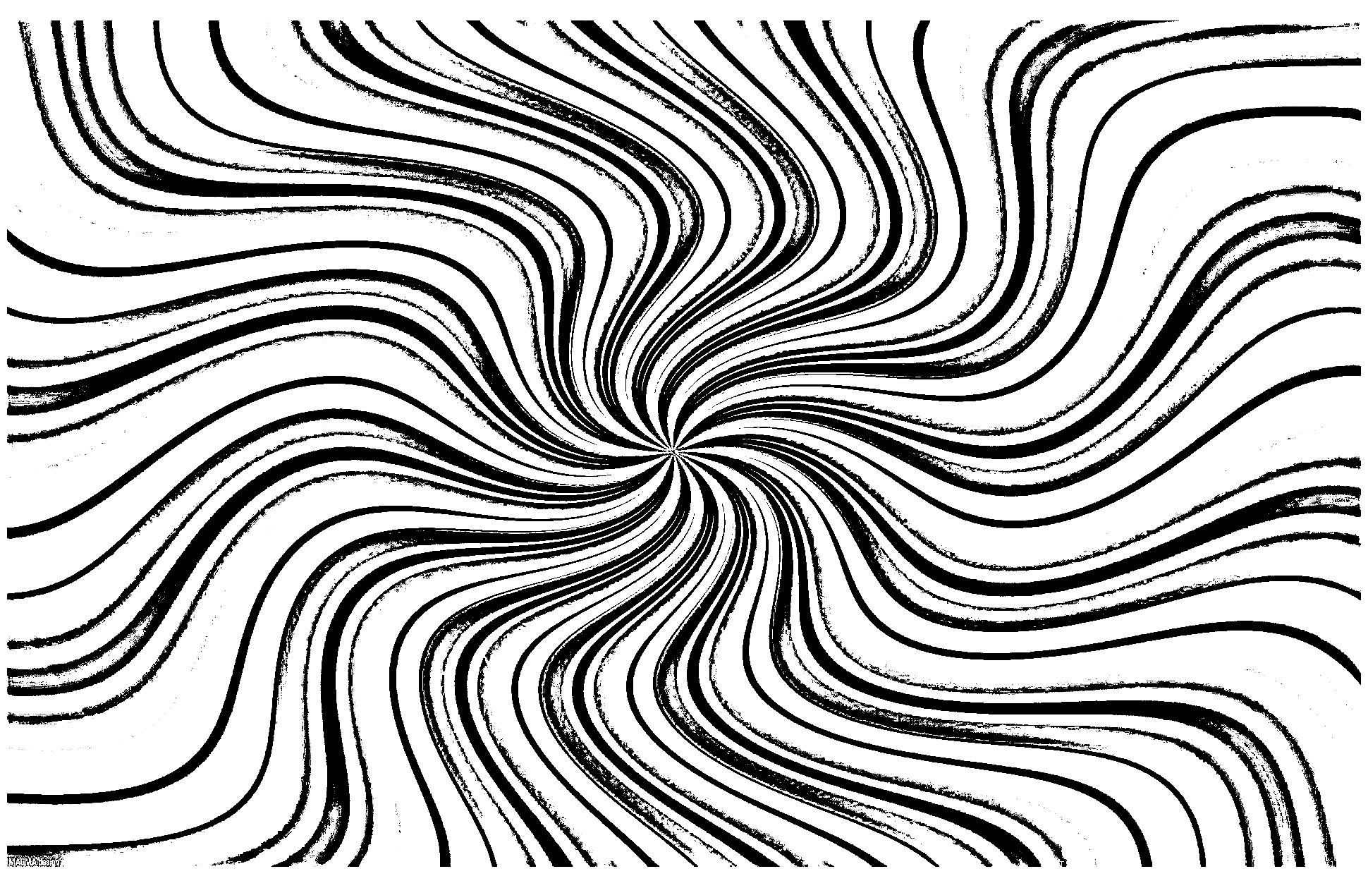 Psychedelic 8 Psychedelic Adult Coloring Pages