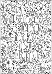 Do more of what makes you happy