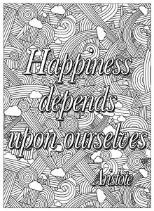 Happiness depends upon ourselves