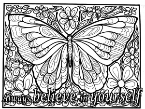coloring-quote-always-believe-in-yourselft