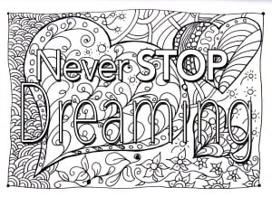 Quote Never Stop Dreaming