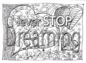 Quote never stop dreaming