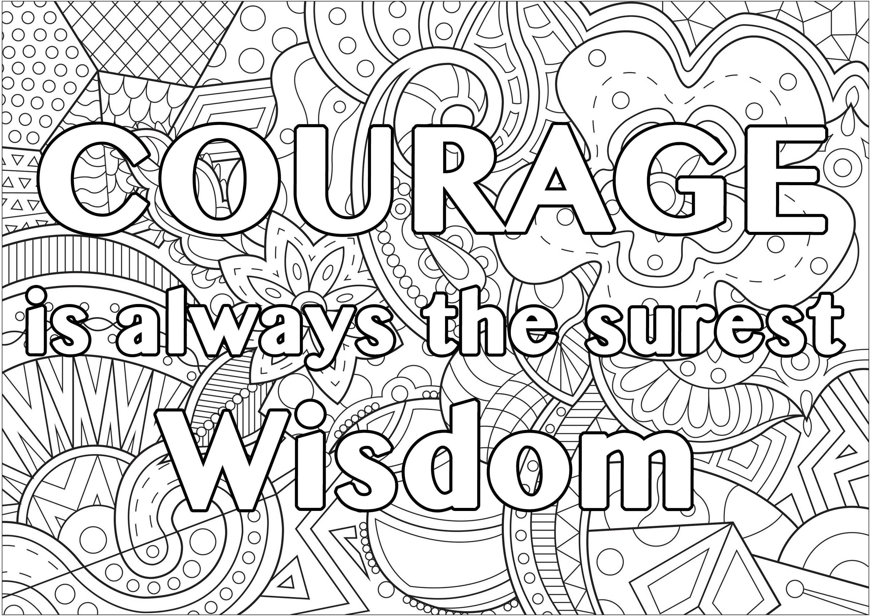 Courage is always the surest wisdom (Quote by Wilfred Grenfell - Quotes. Book)