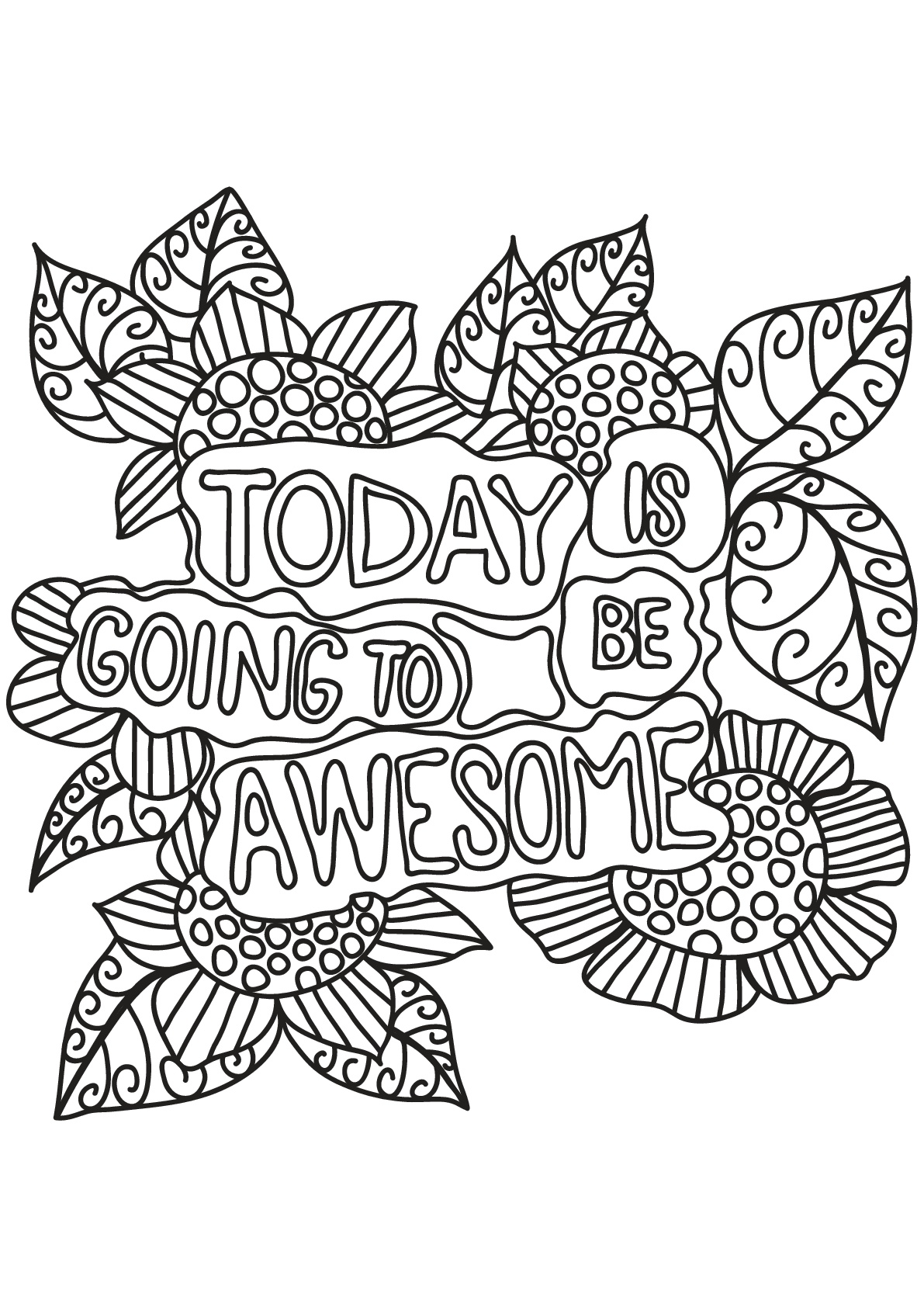 Download Free book quote 10 - Quotes Adult Coloring Pages