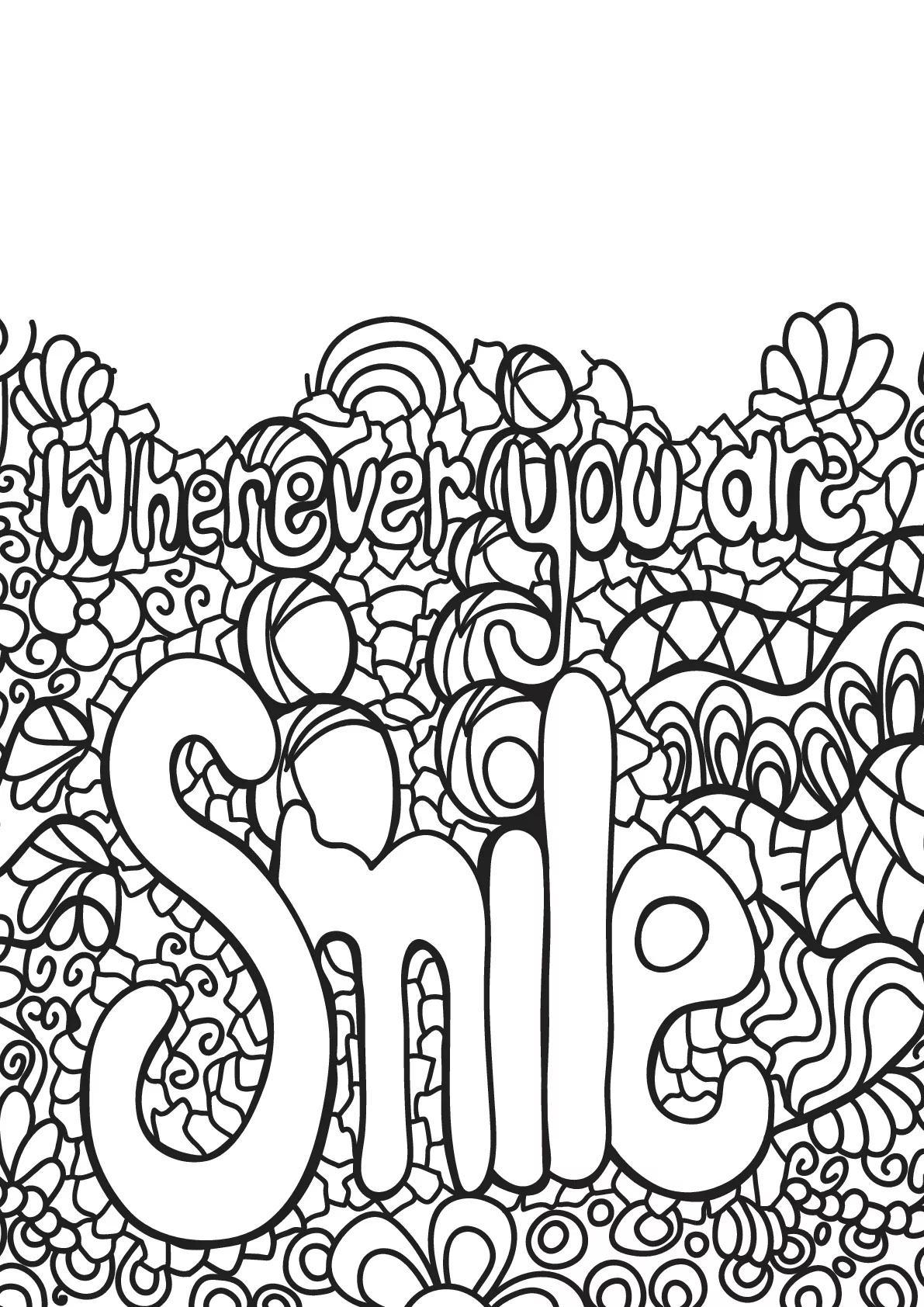 Free book quote - 3 (Printable Positive and inspiring quotes Coloring Page for adults)