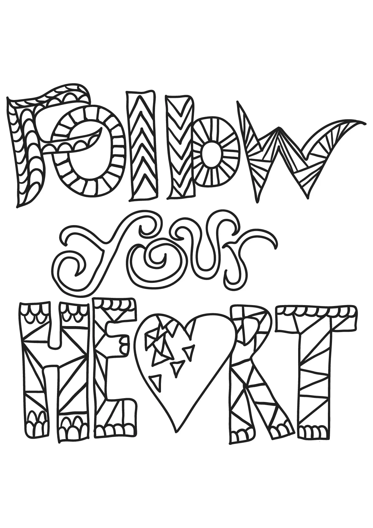 Free book quote - 6 (Printable Positive and inspiring quotes Coloring Page for adults)
