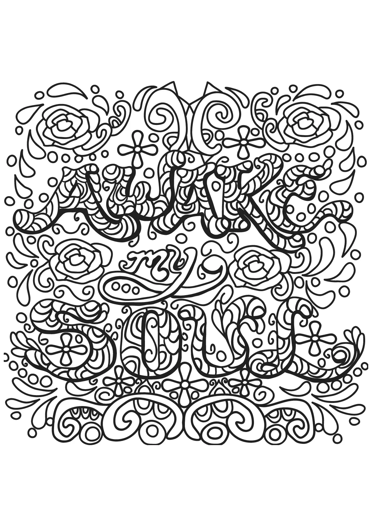 Free book quote - 9 (Printable Positive and inspiring quotes Coloring Page for adults)
