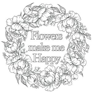 Flowers make me happy