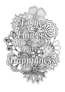To me, Flowers are Happinness