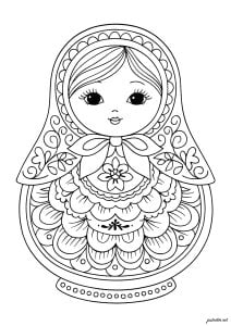 Elegant Russian doll