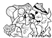 Graffiti / Street art Coloring Pages for Adults