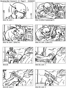 Breaking Bad storyboard