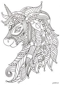 Zentangle Unicorn