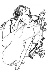 coloring-adult-difficult-12 (Vintage Coloring Page)
